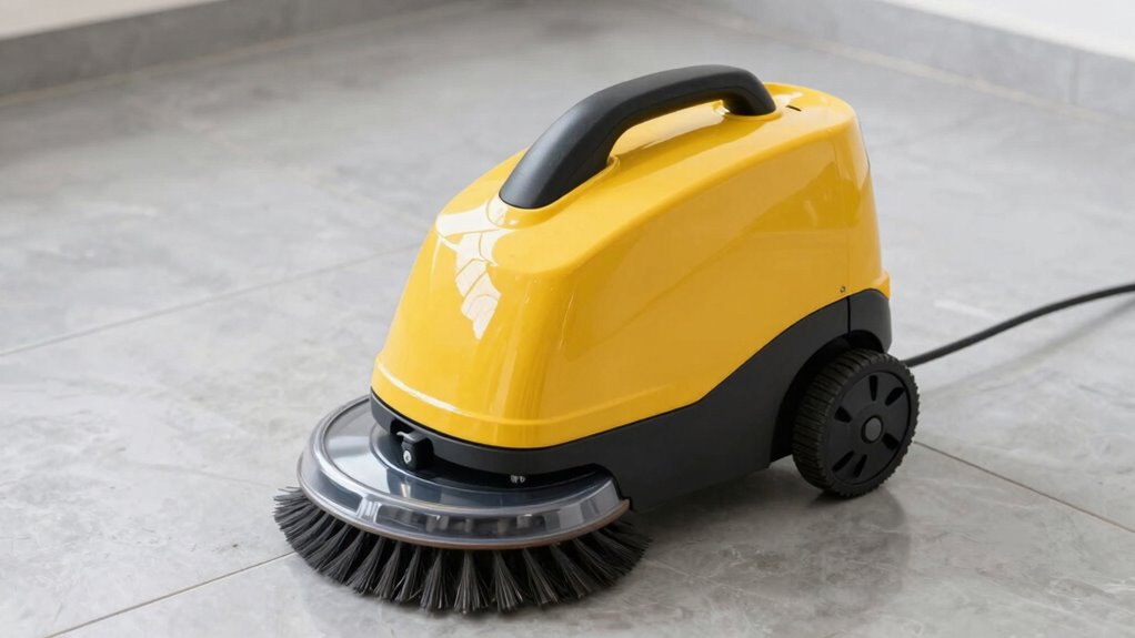 small operation floor scrubber