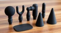 types of massage attachments
