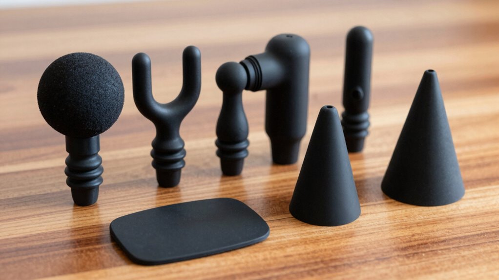 types of massage attachments