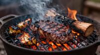 warm smoky grilled taste