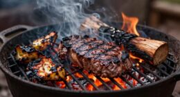 warm smoky grilled taste