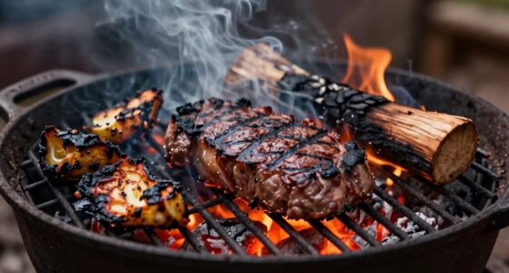 warm smoky grilled taste