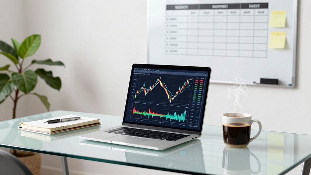 weekly financial review setup