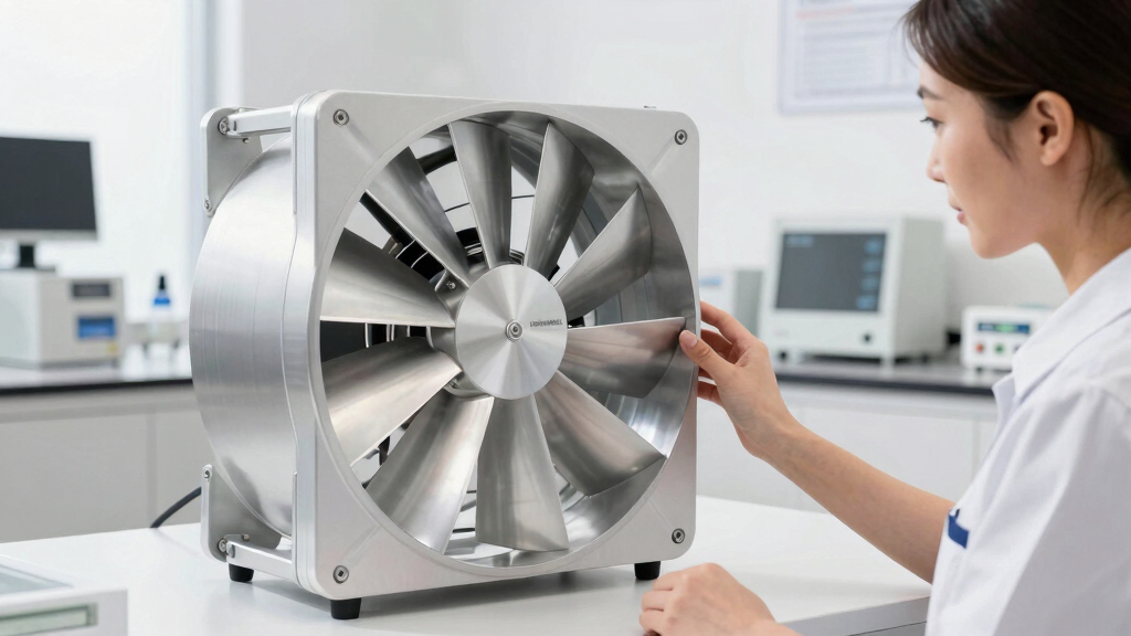 Der Biomimetische EC-Lüfter Von LONGWELL Erreicht Einen Statischen Wirkungsgrad Von 73-82 % Bei Einer Geräuschreduzierung Von 4-6 dB(A)